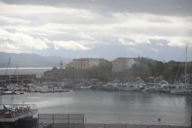 Port d'Ajaccio - Sur le ferry appareillage
