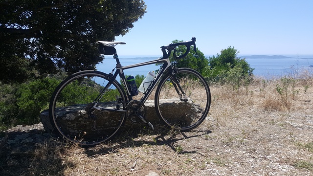 Vélo au sommet du Rayol Canadel