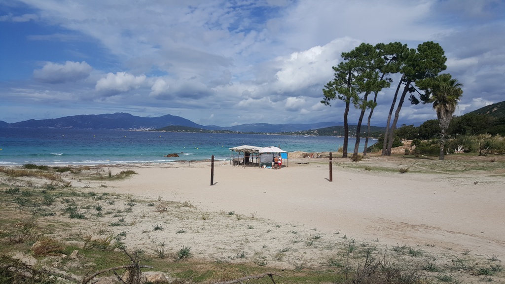 La paillote de la plage de Mare E Sole