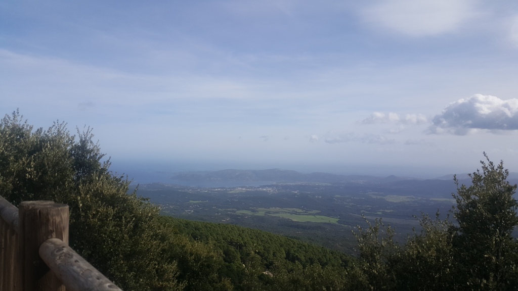 Palombaggia vu depuis l'Ospédale