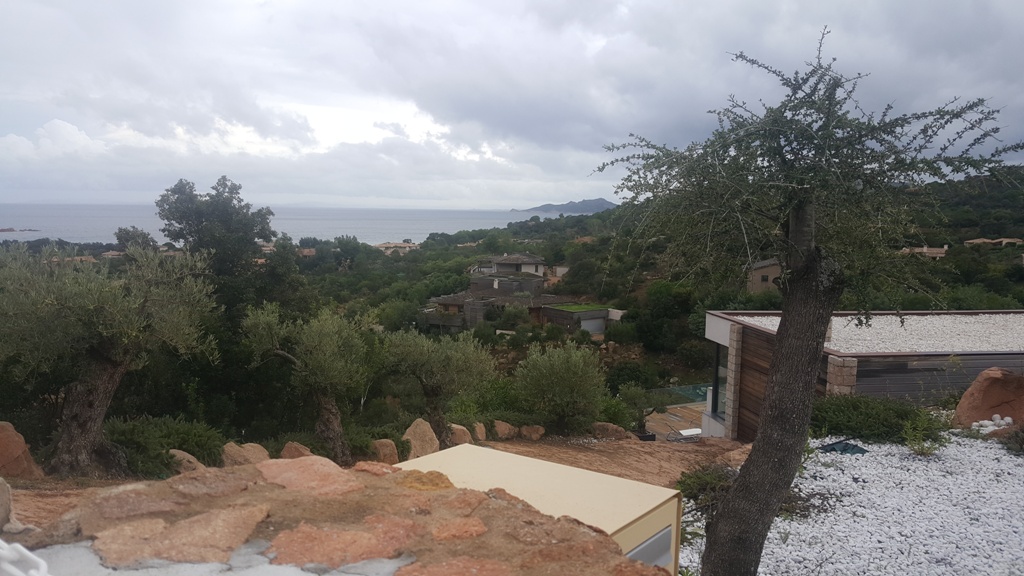 La plage de Palombaggia en regardant vers le sud