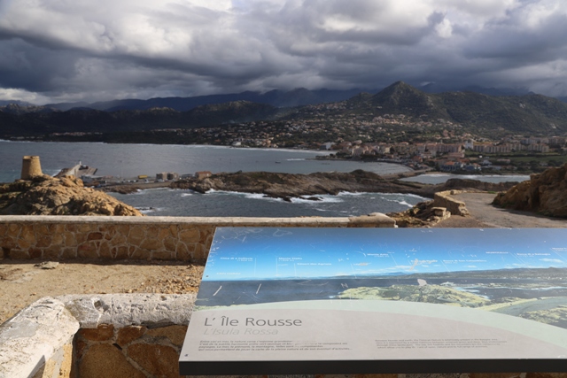 Île Rousse - Panneau Orientation